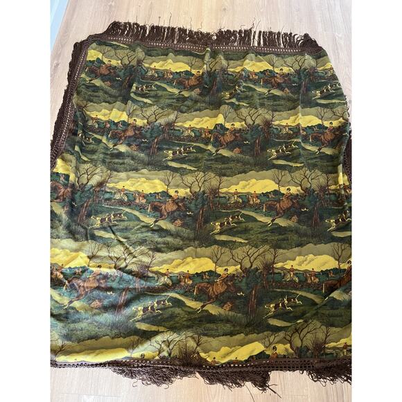 Shawl Principe di Firenze Cape Wrap Womens OS Made in Italy Boho Old Money - Picture 2 of 5